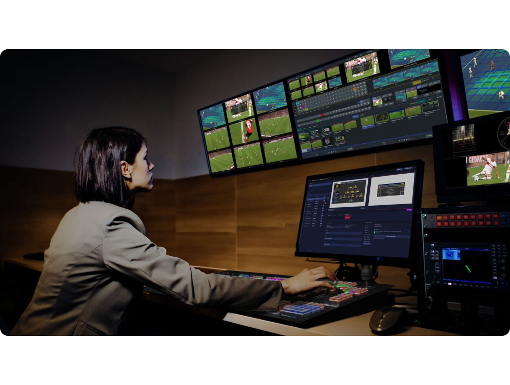 Vizrt TriCaster Vizion live production system product render